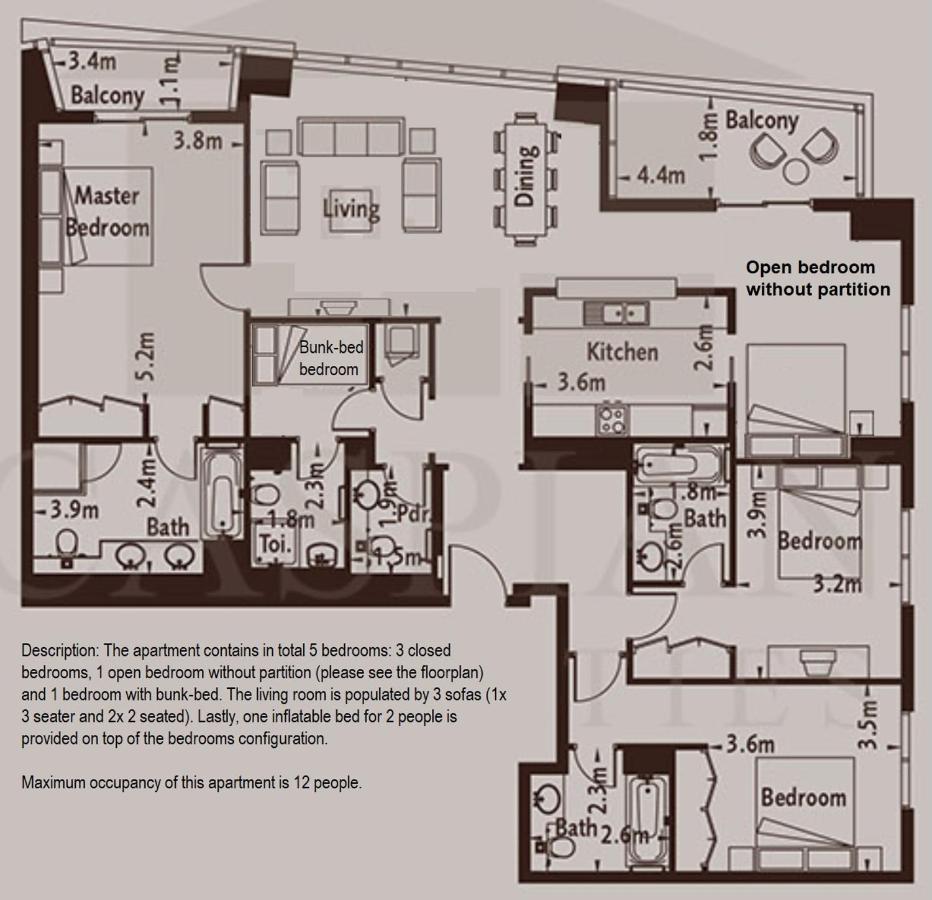 Elite Royal Apartment - Panoramic Full Burj Khalifa, Fountain & Skyline View - Baron Dubaj Zewnętrze zdjęcie