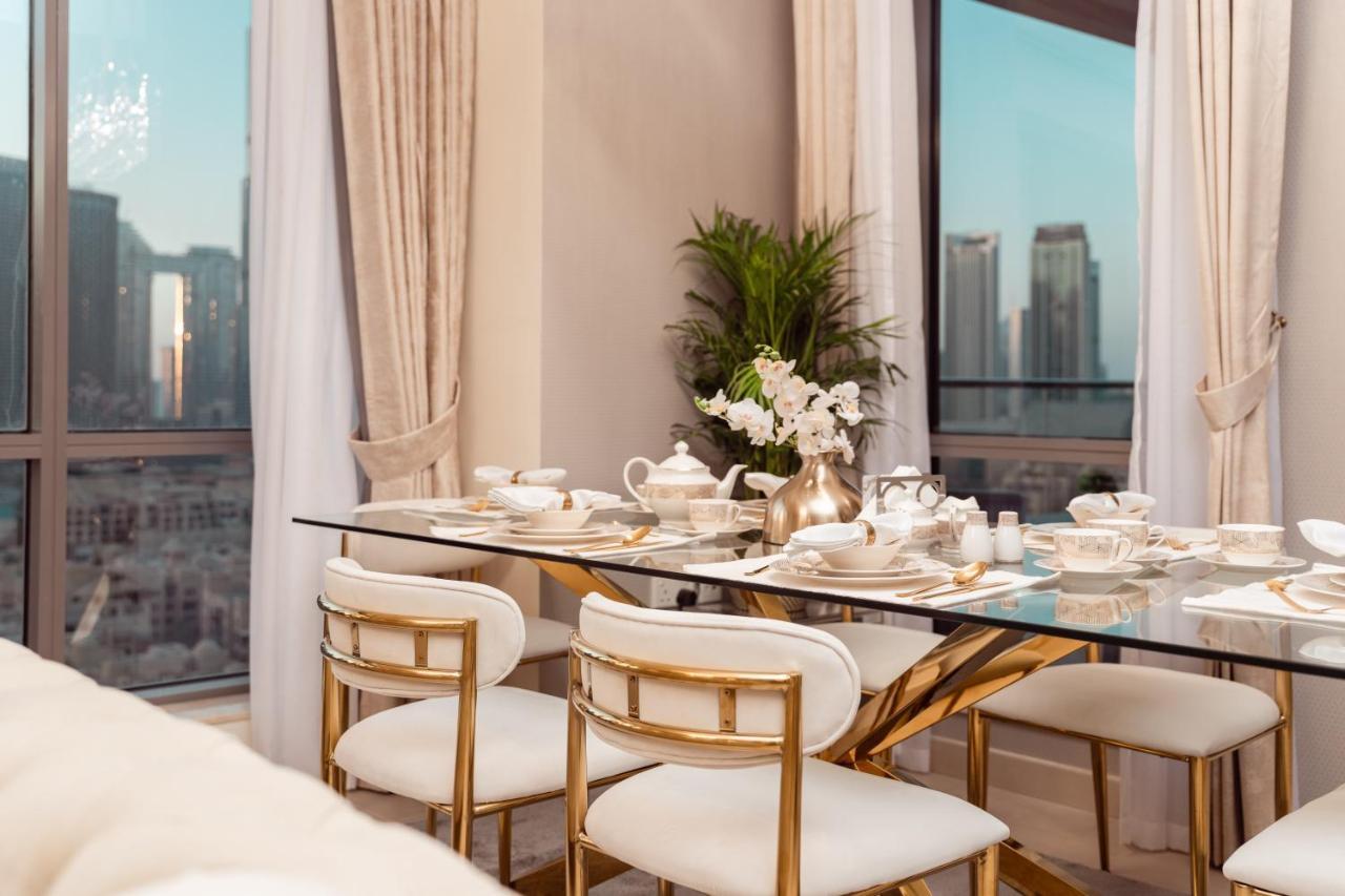 Elite Royal Apartment - Panoramic Full Burj Khalifa, Fountain & Skyline View - Baron Dubaj Zewnętrze zdjęcie
