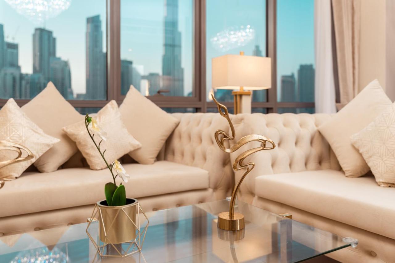 Elite Royal Apartment - Panoramic Full Burj Khalifa, Fountain & Skyline View - Baron Dubaj Zewnętrze zdjęcie