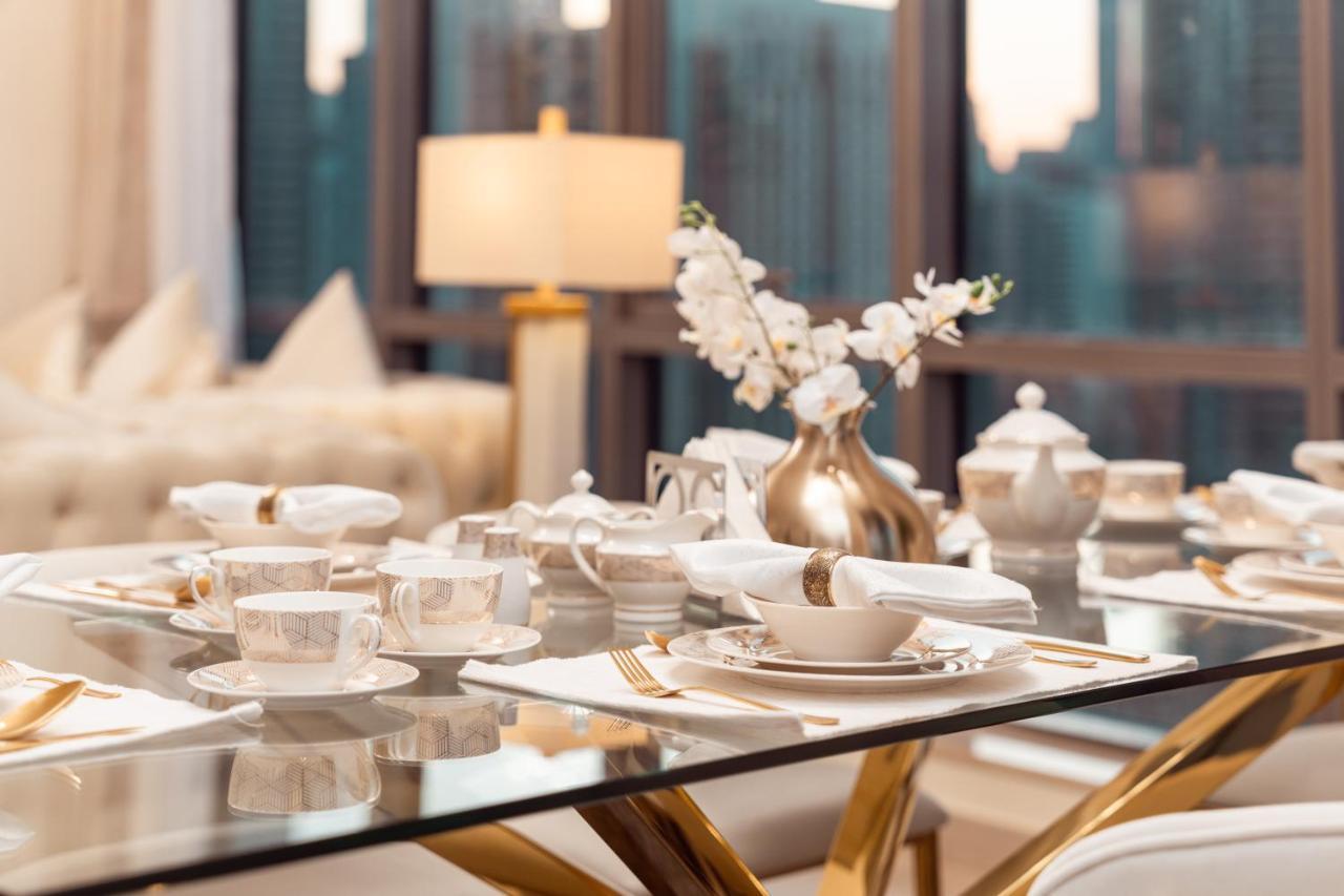 Elite Royal Apartment - Panoramic Full Burj Khalifa, Fountain & Skyline View - Baron Dubaj Zewnętrze zdjęcie