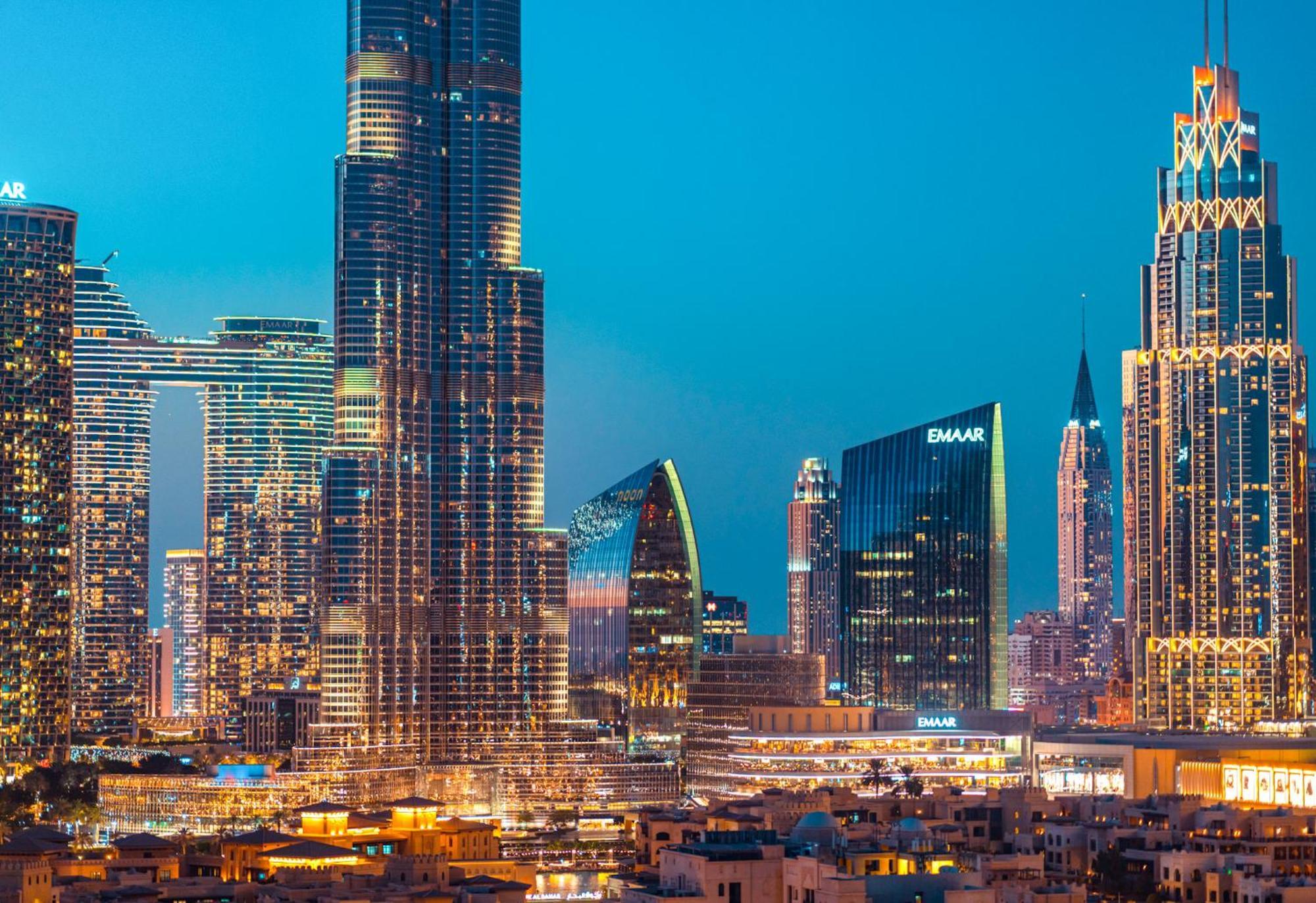 Elite Royal Apartment - Panoramic Full Burj Khalifa, Fountain & Skyline View - Baron Dubaj Zewnętrze zdjęcie